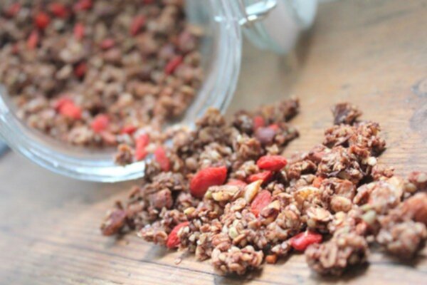 granola recept kokosolja