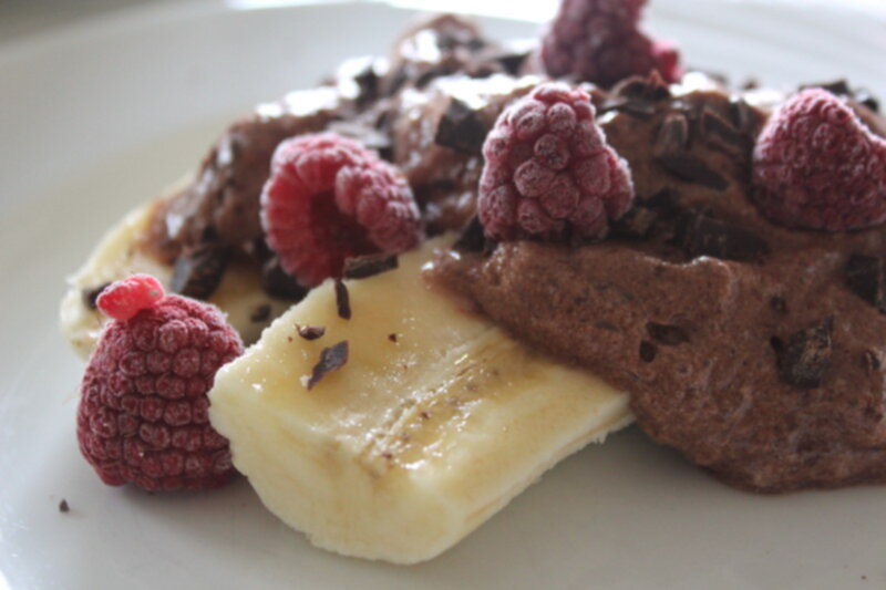 mellanmål med banan