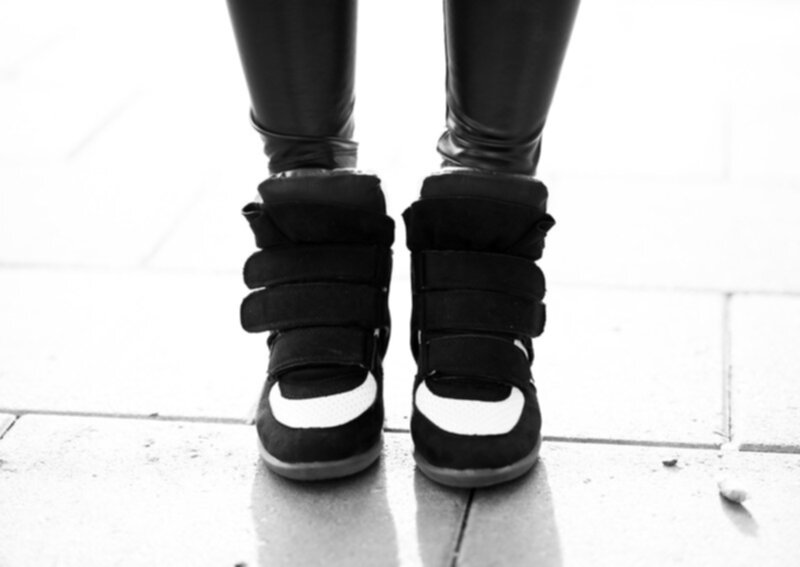 sneakers med klack sneakers med klack