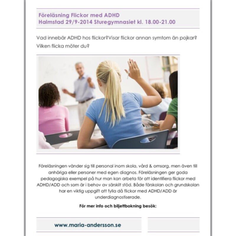 flickor med add