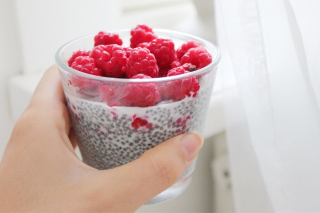 chiapudding med mjölk