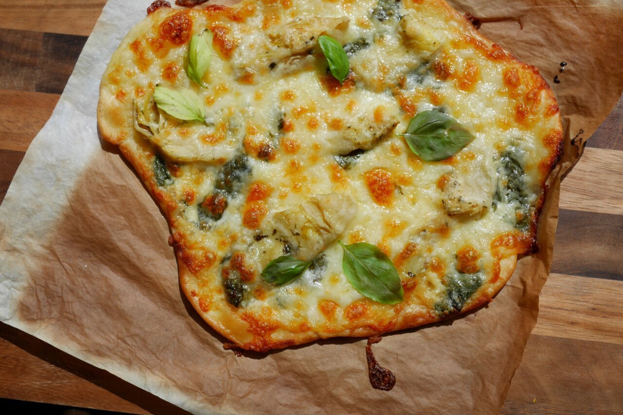 COPYCATRECEPT Artichoke pizza från Artichoke Basille's Pizza i New York