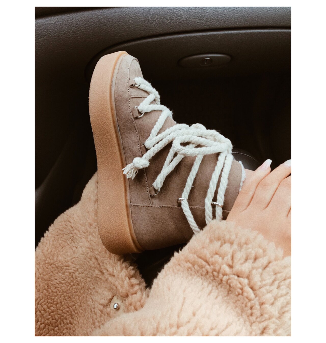 teddy sneaker boot